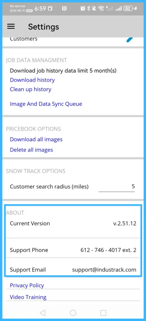 Current Version and Support Contact